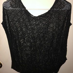 Windsor black knitted top. Size M